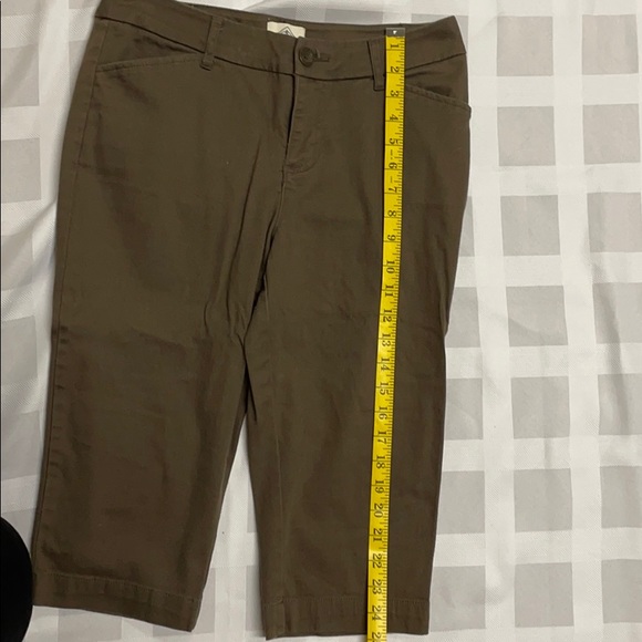 Brown Crop Pants - Picture 2 of 5